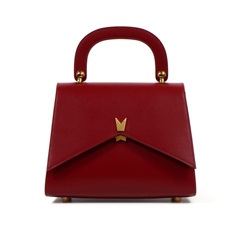 M.A.M.A. Crown Collection Women's Burgundy Luxury Purse